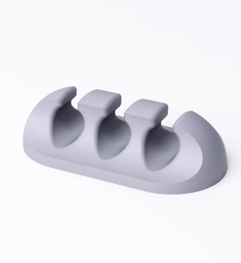 3D Printed Desktop Cable Clips | Modular Cord Organizer & Wire Management