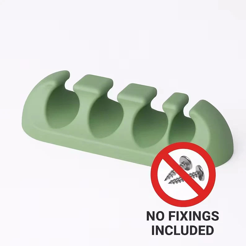 3D Printed Desktop Cable Clips | Modular Cord Organizer & Wire Management