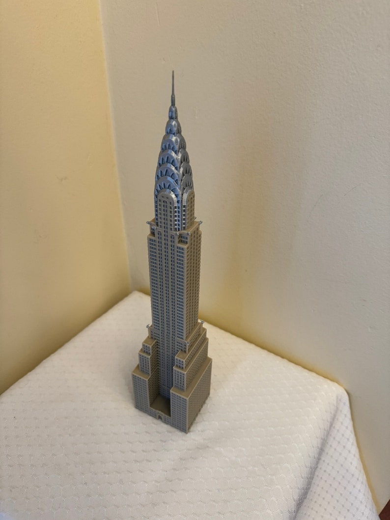 Chrysler Building Model- 3D Printed Full Color