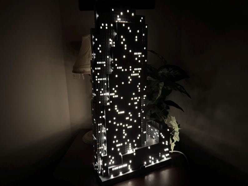 30 Rockefeller Plaza Light Up Model- 3D Printed