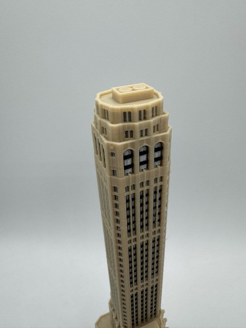 20 Exchange Place Model- 3D Printed Full Color