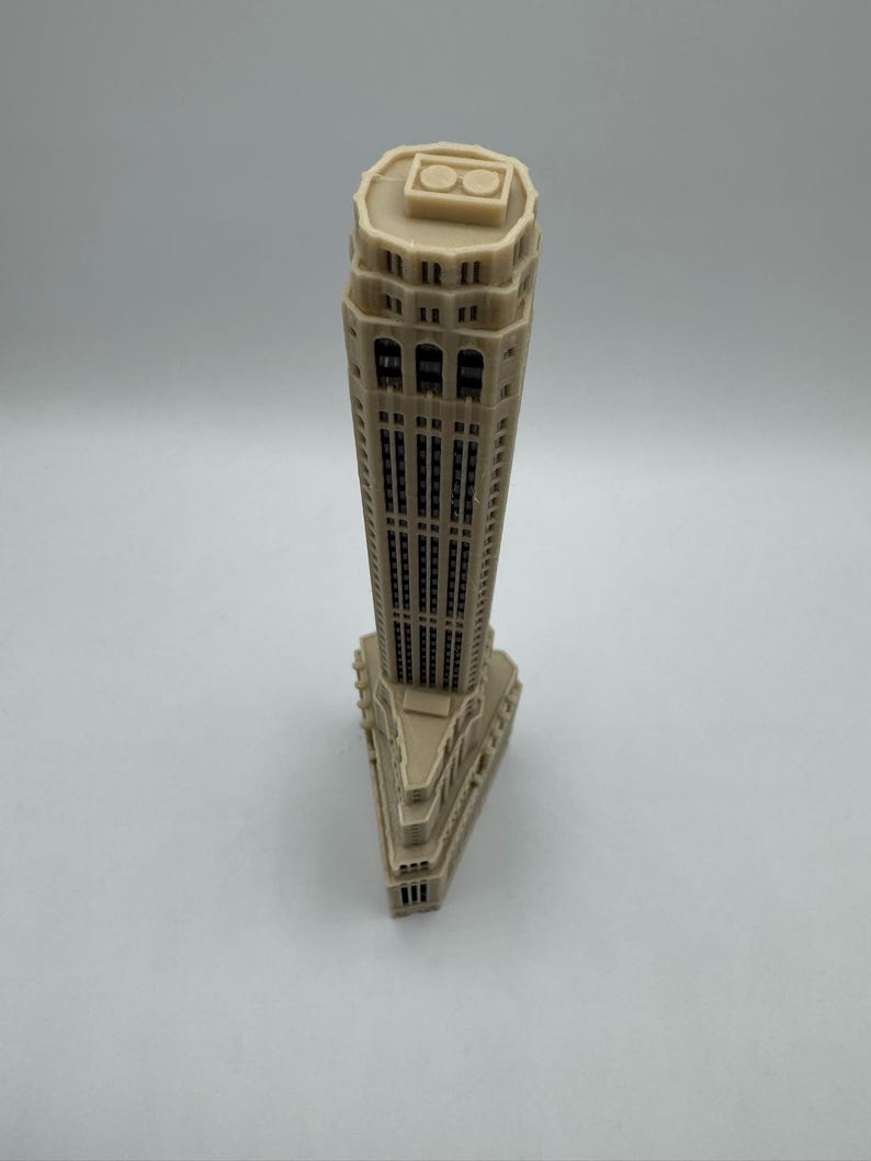 20 Exchange Place Model- 3D Printed Full Color