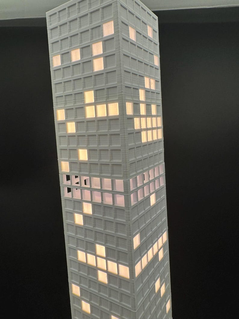 432 Park Avenue Light Up Model- 3D Printed